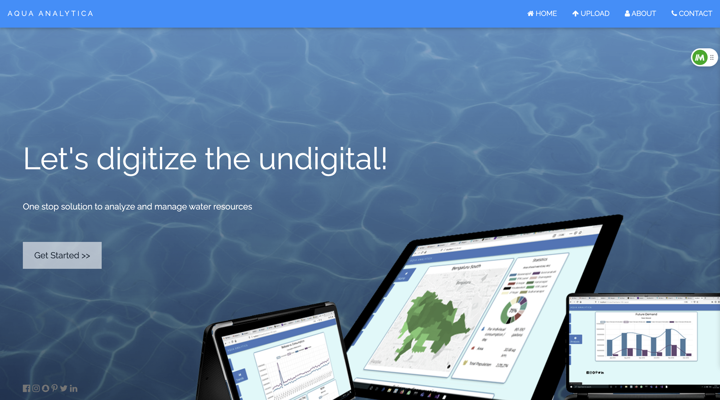 Image of Aqua Analytica: Water Demand Forecast Analytics